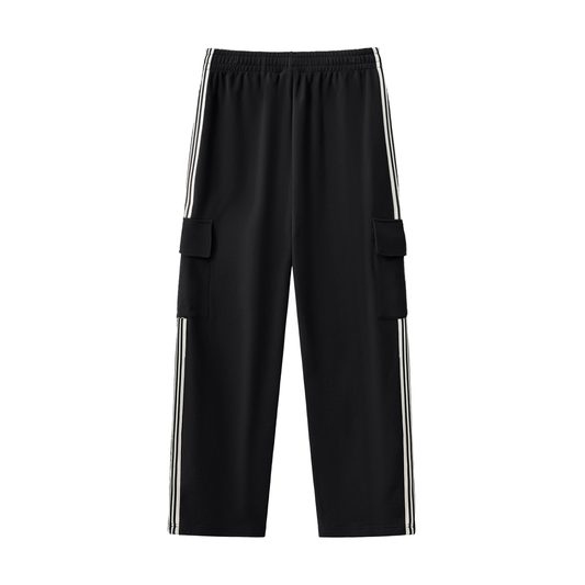 Hunchoo Gang Records Black Stripe Pants