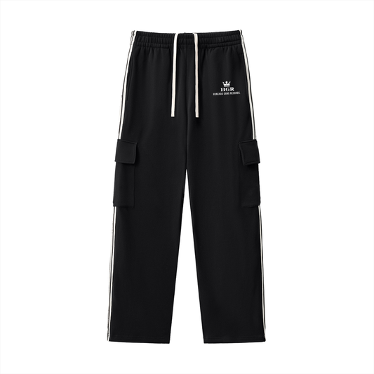 Hunchoo Gang Records Black Stripe Pants